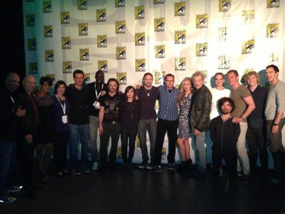 Most of the cast of 'X-Men: Days of Future Past' on hand recently at Comic-Con