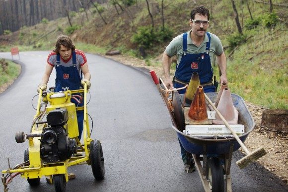 Paul Rudd (right) and Emile Hirsch in 'Prince Avalanche'