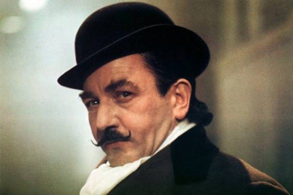 Albert Finney as Hercule Poirot in the original 1974 adaptation of 'Murder on the Orient Express'