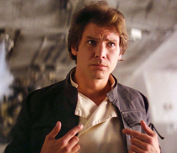 Harrison Ford as Han Solo in 'Star Wars Episode V: The Empire Strikes Back'