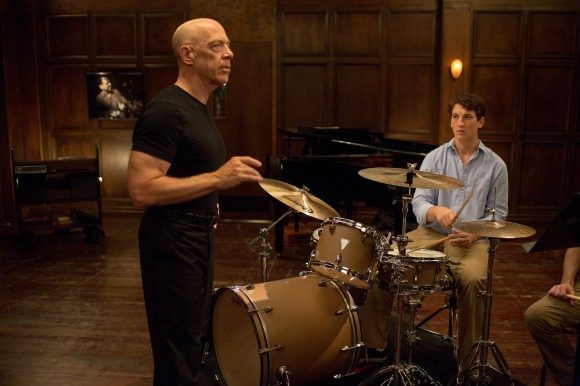 J.K. Simmons pushes Miles Teller to perfection in 'Whiplash'