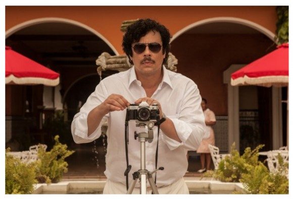 Benicio del Toro as Pablo Escobar in 'Paradise Lost'