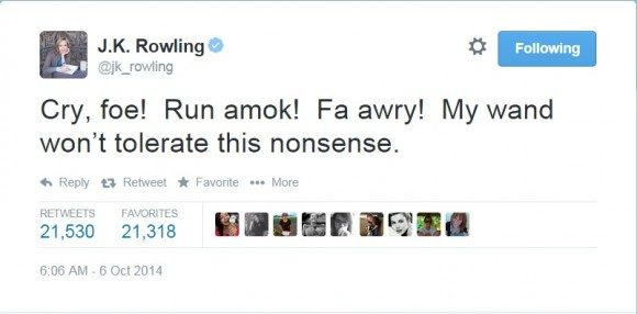 rowling tweet