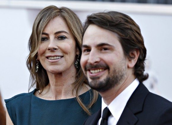 Mark Boal (right) with frequent collaborator Katheryn Bigelow