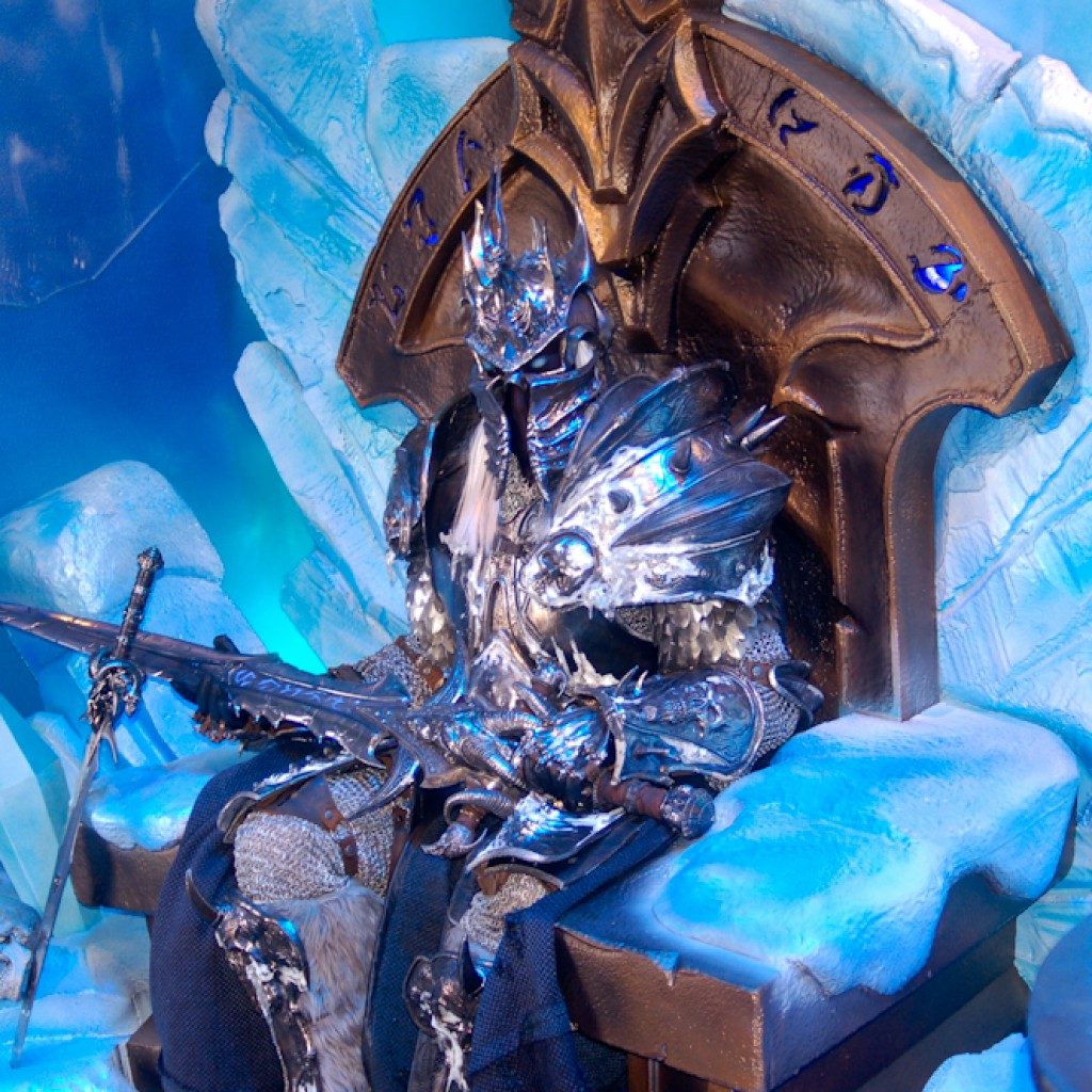 The Lich King at Blizzard's Hearthstone activation