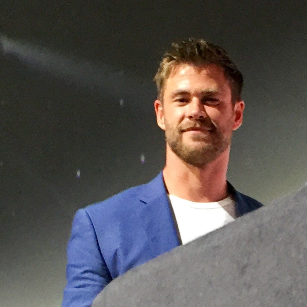 Chris Hemsworth at Marvel's Hall H panel