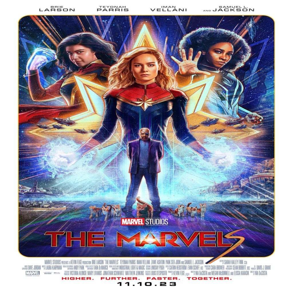 New ‘The Marvels’ Trailer And Poster Dropped Showing Off Captain Marvel ...